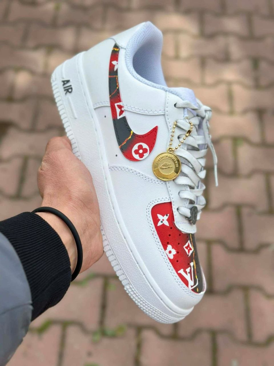 The "Street Luxe" Red Monogram